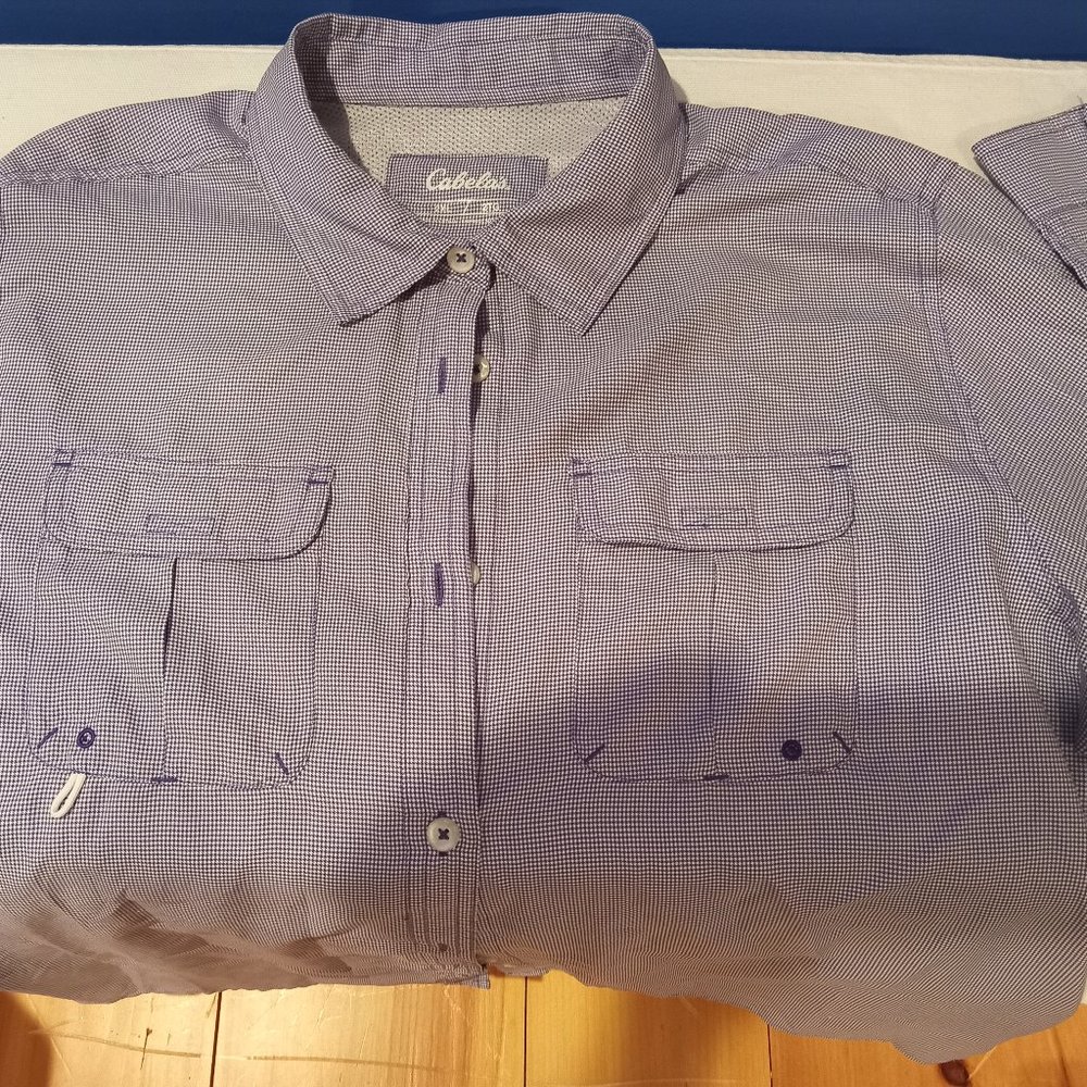 Cabelas Shirt Long Slvd womens XXL cooling SPF